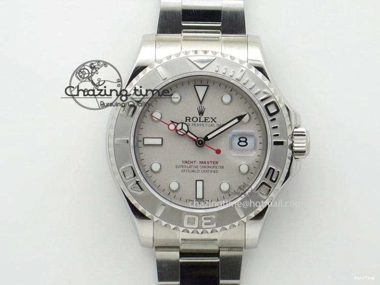 MiroTime 0131 GoodFit DateJust 41 126334 EWEF Best Edition Gray Dial Green Roman on Oyster Bracelet A 1054